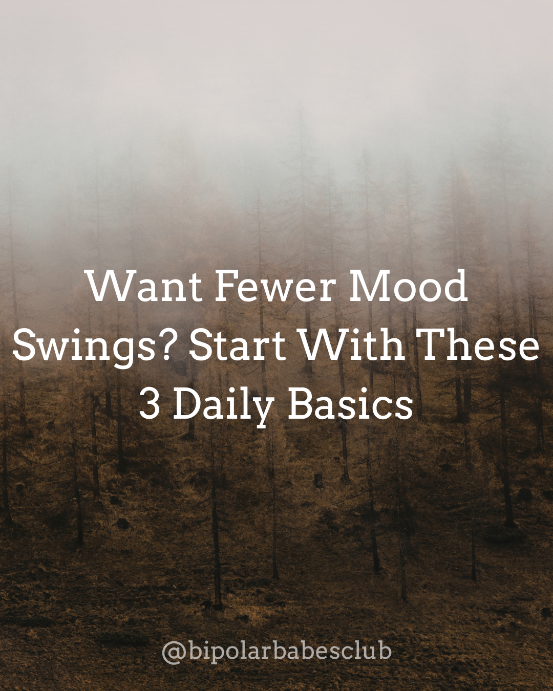 Want Fewer Mood Swings? Start With These 3 Daily Basics